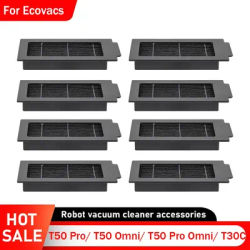 HEPA Filters for ECOVACS DEEBOT T50 Pro / T50 Omni / T50 Pro Omni / T30C Robot Vacuum Filters Replacement Accessories Spare Part