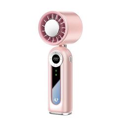 Ventilatore portatile ad alta velocità con 6 impostazioni di velocità regolabili, batteria ricaricabile, design pieghevole, ricarica USB e funzionamento silenzioso, ideale per viaggi, campeggio e