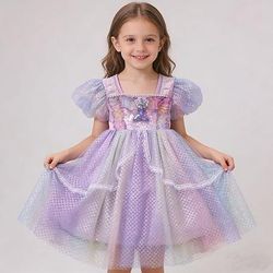 Principessa Vestito Costume Cosplay Abiti Film Carino Tutù Luce a LED for Ragazze Bambini Mascherata Settimana del libro Quotidiano Feste Ferie