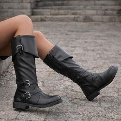 Medievale Rinascimento Scarpe A stivale Pirata Vichingo Costume Per donna Vichingo Costumi da pirata Halloween Carnevale Performance LARP Fiera Rinascimentale Adulti Scarpe