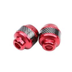2 pezzi in lega di alluminio universale protezione antiurto per moto scooter ruota forcella anteriore telaio protezione anticaduta cursori accessori esterni per moto