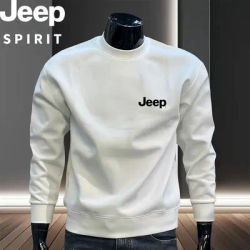 Sweat-shirt pour homme de haute qualité Jeep, pull décontracté à manches longues et col rond, haut à porter au quotidien pour le printemps et l'automne