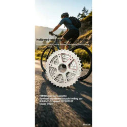 1. TTPRO Road Bike Cassette Flywheel 8/9/10/11/12 Speed 25T/28T/32T 2. TTPRO Folding Bicycle Tower Wheel 8-12 Speed 25T 28T