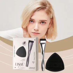 Flat One-Word Foundation Brush Professional Face Contour Brush For Liquid Cream Makeup Seamless Blending Precise Detail Brushes