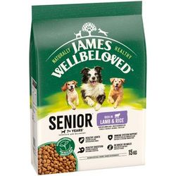 2x15kg Lamb & Rice Hypoallergenic Senior James Wellbeloved Dry Dog Food