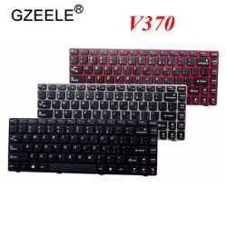 GZEELE new US laptop Keyboard for LENOVO IdeaPad V370 V370G V370A V370GT black red grey color