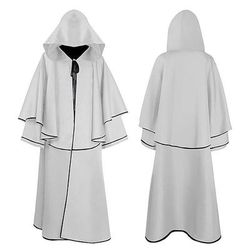 Retrò Vintage Punk Gotico Medievale Mantello Costume Cosplay Strega Medico della peste Streghe Costume Per uomo Per donna Unisex Vichingo Fantasia Notte di Valpurga Halloween Carnevale Mascherata