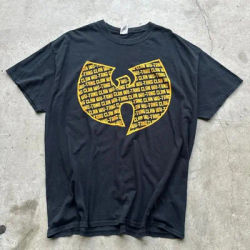 Heavy Metal Band Streetwear Hip Hop Rap Clothing Hip Hop T Shirts Wu-Tang Clan RZA White Tee Oversized Y2k Short Sleeve Unisex
