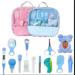 13pcs Comb Grooming Baby Care Kit Baby Portable Tool Grooming Nail Care Set
