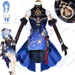 Twilight Blossom Ganyu Cosplay Genshin Impact Cosplay Costume New Skin Gan Yu Outfit Wig Liyue Lantern Rite Women Dress Clothes