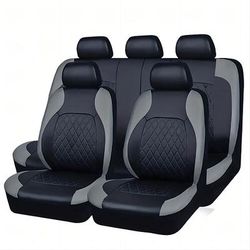 9 pezzi Copertura sedile auto per Set completo Morbido Durevole Vestibilità universale per Autovettura / SUV / Auto