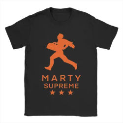 Men Women Print Marty Supreme Movie T Shirt Tee Pure Cotton T-shirts Clothing