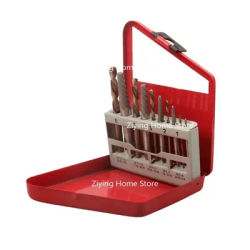 Suitable for 10 Piece Screw Extractor Set, Iron Box Bearing, Steel Milling Rose Extractor