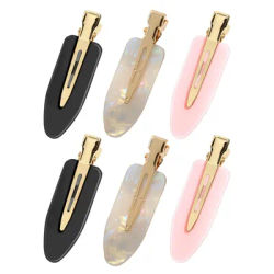 6Pcs Creaseless Hair Clips for Makeup No Crease Hair Clips Women Washing Face Accessories No Bend Flat Girls Styling Hairpins