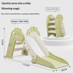 Toddler Indoor Foldable Slide Kids Play Slide Home Playroom Baby Playset Large Tall Stable Non Slip Slide Pool Slide Slides