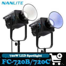 Nanlite FC-720B FC-720C LED Spotlight Wide CCT Range High Color Accuracy Built-in Special Effects for Filmmaking Video Studio