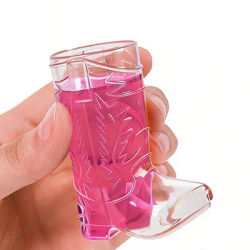 7 Pack Western Themed Party Favors Pink Forever Bottle Cover Boot Shot Glass Disco Cowgirl Decor For Bachelorette Bridal Shower