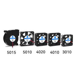 5015 5010 4010 4020 DC Cooling Fan 5V 12V 24V Brushless Turbo Blower 2Pin for 3D Printer Extruder Hotend DC Cooler Plastic Fan P
