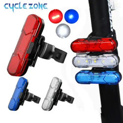 LED Bike Tail Light Rechargeable 4 Lighting Modes Bicycle Rear Warning Lamp Night Riding Safety Light for MTB Bike Accessories