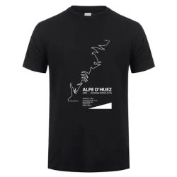 Alpe d Huez T-shirt hommes femmes haut d'été à manches courtes coton cadeaux d'anniversaire T-shirt homme t-shirts DY-148