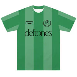 Deftones – maillot de football vert, nouveau motif, t-shirts 3D à manches courtes, vêtements décontractés respirants pour femmes et hommes, col rond, tendance Y2K