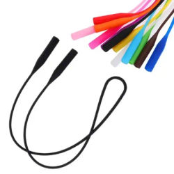 1/2 pièces Cordon élastique en silicone pour lunettes, couleur bonbon, pour lunettes de lecture, de sport et de soleil, anti-dérapant