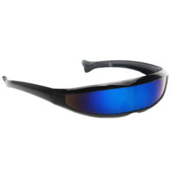 Cool garçon fille cadeau d'anniversaire espace Alien Costume futuriste Robot décoration unique lentille visière lunettes de soleil