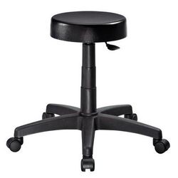 Tabouret Polyu Roulettes/pat Assise Hteur 40 A 52 Cm - Linea Fabbrica