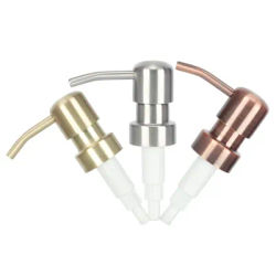  Stainless Steel Hand Liquid Soap Pump Dispenser Head Push Type Lotion Pump Head Bathroom Liquid Soap Shampoo Dispenser