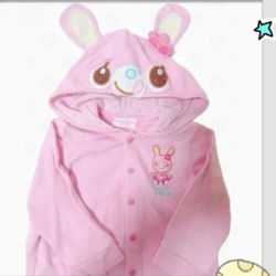 Japonais mignon manteau broderie lapin oreille à capuche sous-culture Kawaii Y2k hauts décontracté mode doux manteaux Ropa Mujer femmes vêtements
