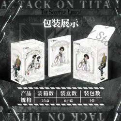 Anime Attack on Titan Hange Zoe Ataque A Los Titanes Mikasa·Ackerman Shingeki No Kyojin Levi Ackerman Cosplay Collectible Card