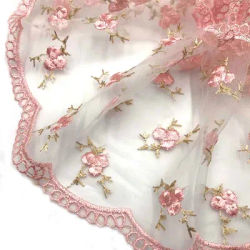 2 yard Colorful Embroidered Lace DIY Materials for Lolita Doll Clothes Undergarments And Accessories