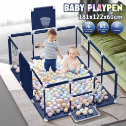 Baby Playpen for Children Toddler Play Fence Indoor Safety Barrier Playground Park Ball Pit Playpen Indoor Baby Safety Fence