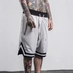 Shorts de course et de basketball pour hommes, taille élastique de haute qualité, multicolores, vêtements de sport, shorts d'entraînement, streetwear pour adultes