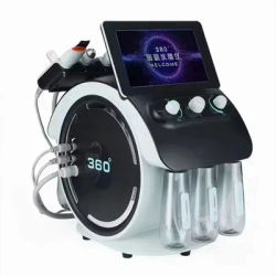 Face lift Diamond Hydradermabrasion 360 Visible Blackhead Acne Removal Suction Deep Clean H2O2 Hydro Diamond Microdermabrasion