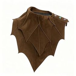 Retrò Vintage Medievale Rinascimento Lunghezza corta Mantello Elfo Fata Foglia Costume Per donna Fantasia Halloween Carnevale Fiera Rinascimentale LARP Adulti Mantello