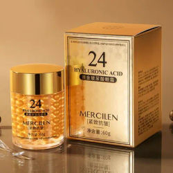 1/2PCS Mercilen 24K Gold Hyaluronic Acid Eye Cream Moisturizing Eye Care Serum Hydrating Anti-aging Creams Eyes Skin Care