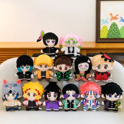 NEW HOT Bandai Nezuko Game Peripheral Doll Kawaii Pillow Product Japanese Anime Ghost Slayer Blade Plush Doll Tanjiro
