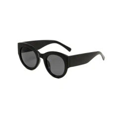 Lunettes de soleil ovales élégantes et douces pour femmes, monture dorée de luxe UV400, pour usage quotidien, 4353