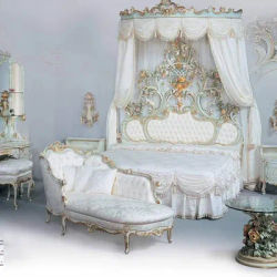 White European Bed Frame Princess High Quality Master Bedroom Design Bed High Quality Confortable Wedding Muebles Home Furniture