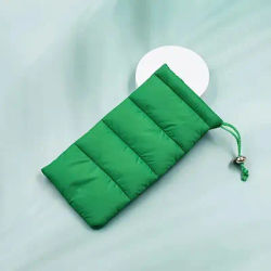 Sac de rangement pour lunettes en coton doux pour hommes et femmes, pochette portable à cordon pour lunettes de soleil, lunettes de lecture et lunettes de myopie, usage quotidien