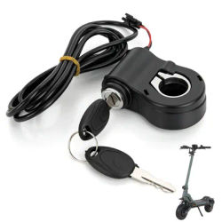 12V-72V Ebike Key Ignition 2 Wires Ignition Lock Key Switch with 2 Key for Super 73 for Ridstar Q20 Electric E-Scooter Universal