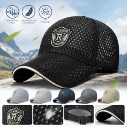 Casquette de baseball créative multicolore en maille respirante, taille ajustable, chapeau de soleil en polyester tissé, casquette sportive en maille respirante
