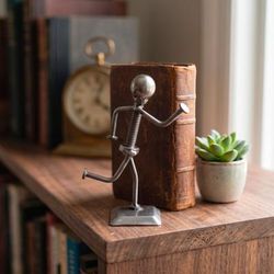 The Runner,'Eco-Friendly Handmade Recycled Metal Figurine of Runner'