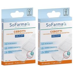 Sofarmapiu' Cerotto Delicato 7X2 Cm 2x20 St