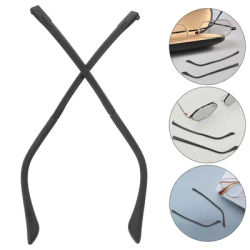 1 Paire de Branches de Lunettes de Remplacement Antidérapantes pour la Plupart des Lunettes – Confort Optimal, Kit de Réparation et Amélioration DIY