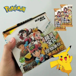 30 Bag Pokemon Anime Game Elf Card Luxury Pet Card Collection Exchange Gift Box Card Toys Children'S Hobbies Kid Christmas Gift
