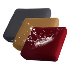 1/3/6 pcs Waterproof Chair Sofa Seat Cushion Slipcovers Couch Cushion Cover Stretch Furniture Protector for Kids, Pets