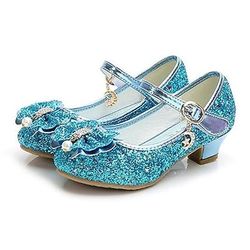 Settimana del libro 2026 Principessa Scarpe fiore Decolleté con cinturino Con lustrini for Ragazze Bambini Halloween Giornata universale dell'infanzia Mascherata