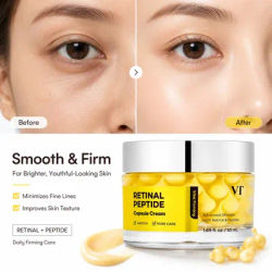50ml Retinal Peptide Capsule Cream Anti-Aging Pore Minimizer Firming Moisturizer 9 Peptides for All Skin Types